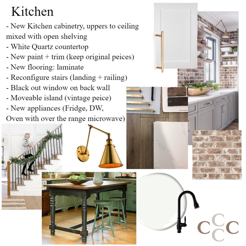 West Century Home - Kitchen Mood Board by CC Interiors on Style Sourcebook