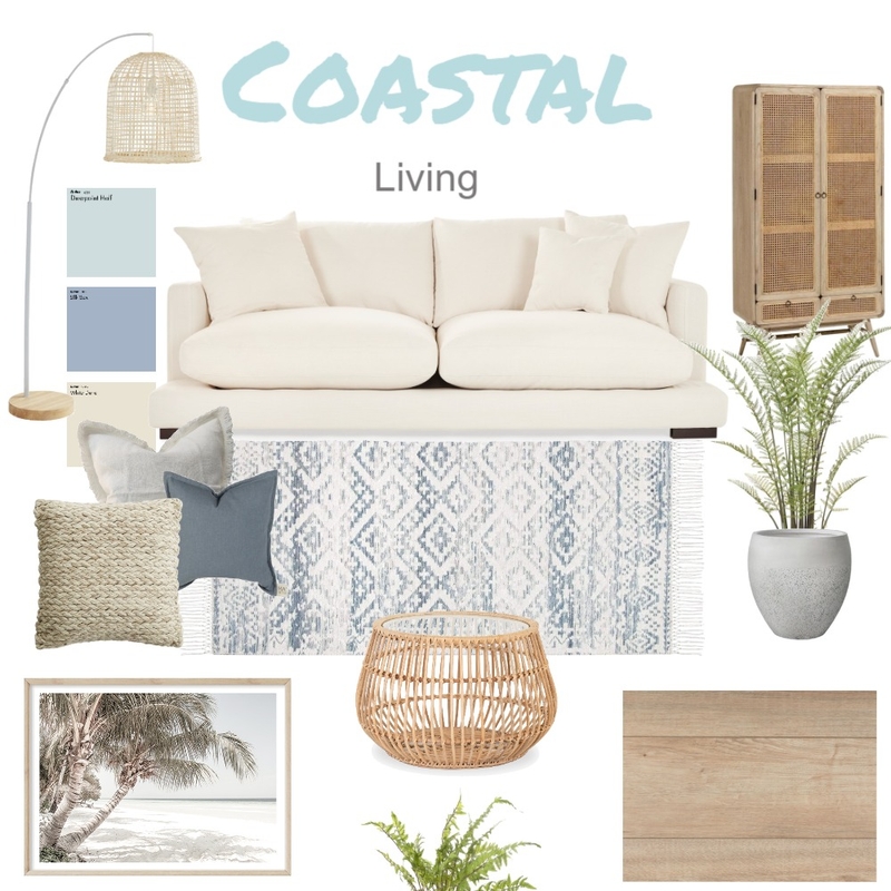 Coastal Living Mood Board by Shell Shepherd on Style Sourcebook