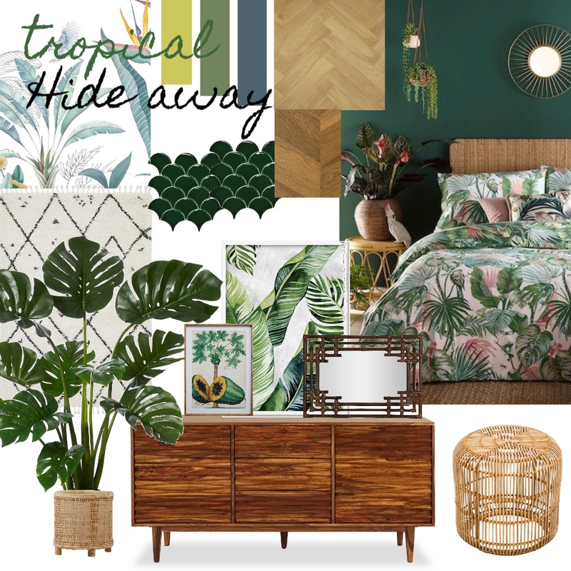 Tropical Hide Away Mood Board by JFstee on Style Sourcebook