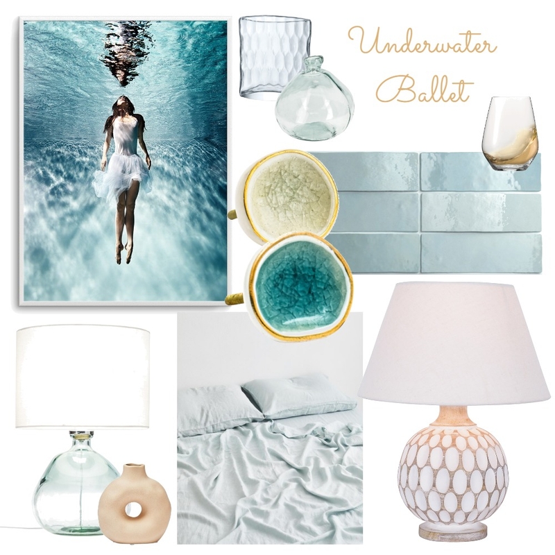 Underwater Ballet Mood Board by Juliet Fieldew Interiors on Style Sourcebook