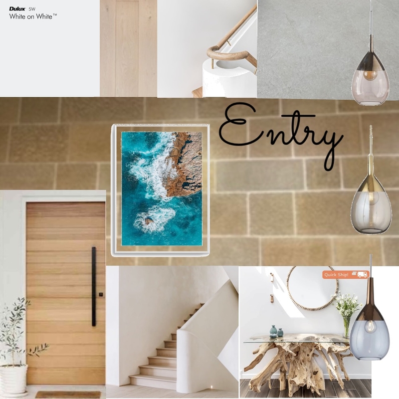 Entry Mood Board by LaraMay on Style Sourcebook