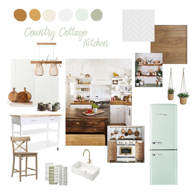 Country Cottage Kitchen Mood Board by Allissia on Style Sourcebook