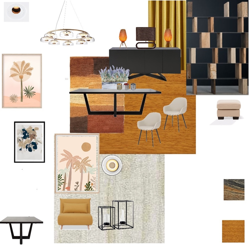 Dining Sample Board Mood Board by Sketchen on Style Sourcebook