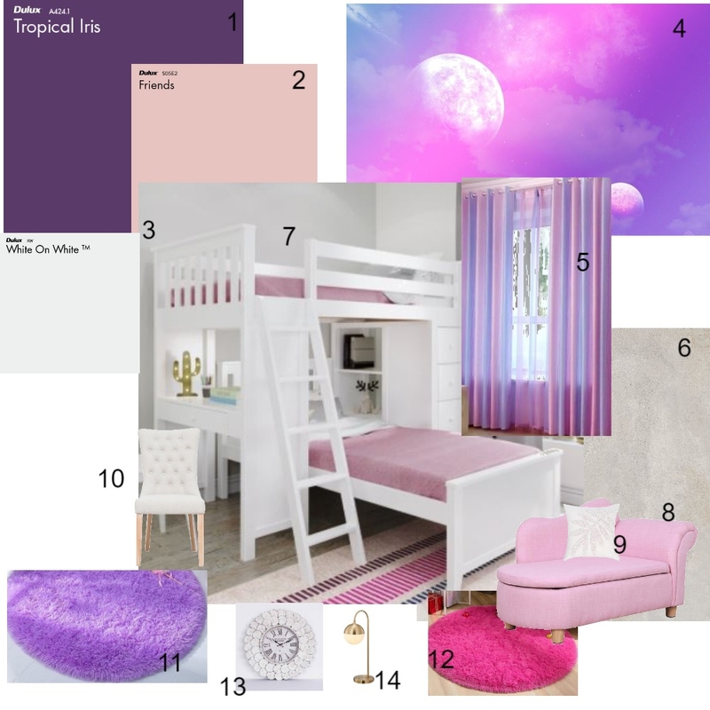 Kids Bedroom Mood Board by Brenda Maps on Style Sourcebook