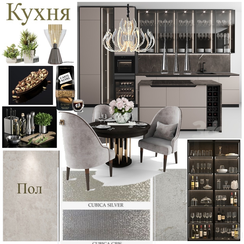 Кухня лофт Mood Board by CoLora on Style Sourcebook