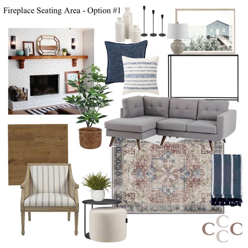 Linda - Fireplace Seating Room Mood Board by CC Interiors on Style Sourcebook