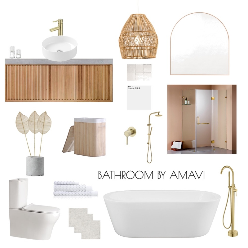 BATHROOM BY AMAVI Mood Board by AMAVI INTERIOR DESIGN on Style Sourcebook