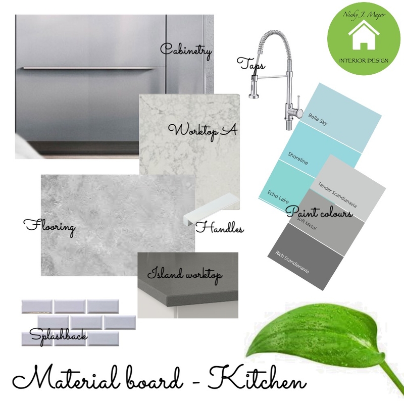 Kitchen - material board NJM Mood Board by NickyJMajor on Style Sourcebook