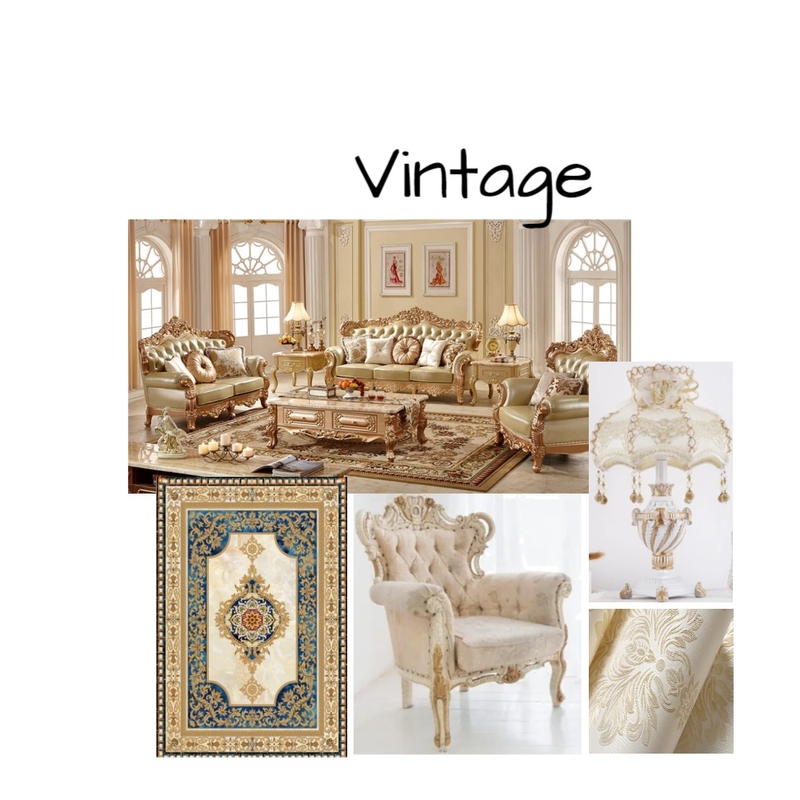 European Vintage Mood Board by Edna Oliveira on Style Sourcebook