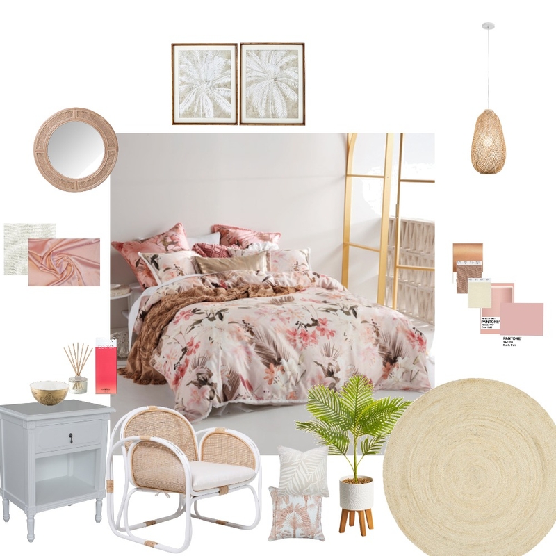Tropical Blush Oasis Mood Board by Clariza Garcia on Style Sourcebook