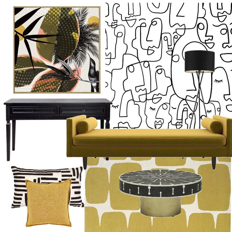 Yellow Entrance Mood Board by aeshaosman on Style Sourcebook