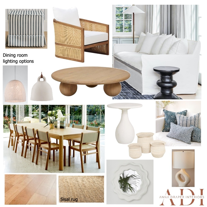 Coughlan - Living/Dining moodboard Mood Board by Anna Draper Interiors on Style Sourcebook