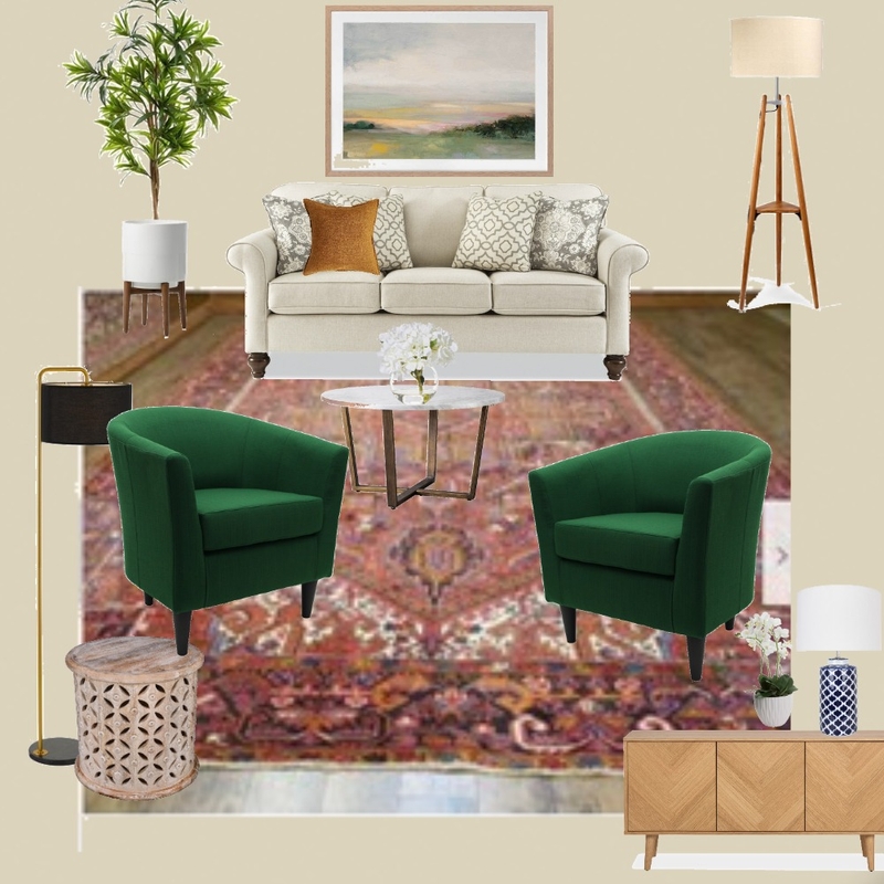 living room heriz Mood Board by Jaleh on Style Sourcebook