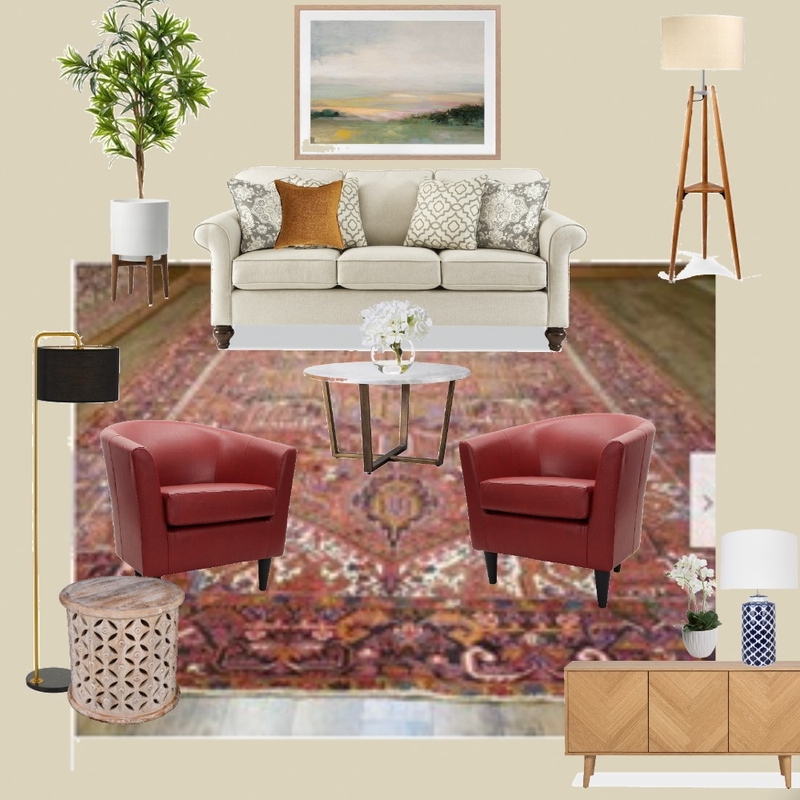 living room heriz Mood Board by Jaleh on Style Sourcebook