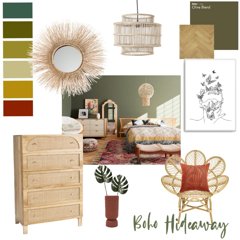 Boho Hideaway Mood Board by Magenocean on Style Sourcebook