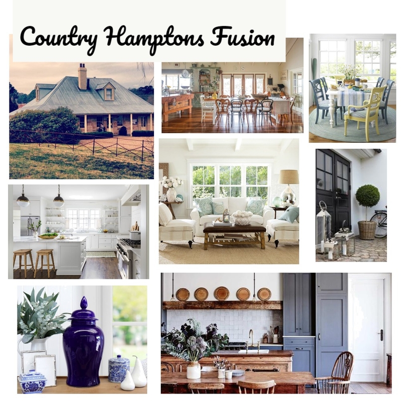 Country Hamptons Fusion Mood Board by christina_helene designs on Style Sourcebook