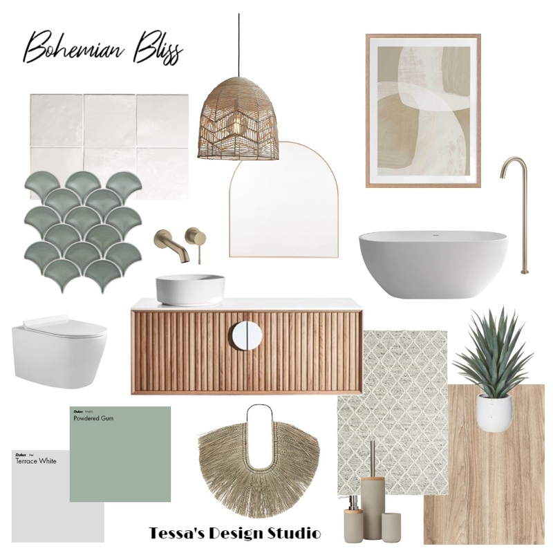 Bohemian Bliss Mood Board by TessaTav on Style Sourcebook