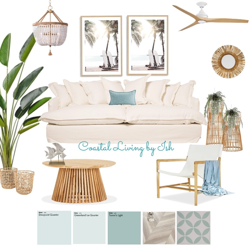 Coastal Living Mood Board by Ish on Style Sourcebook