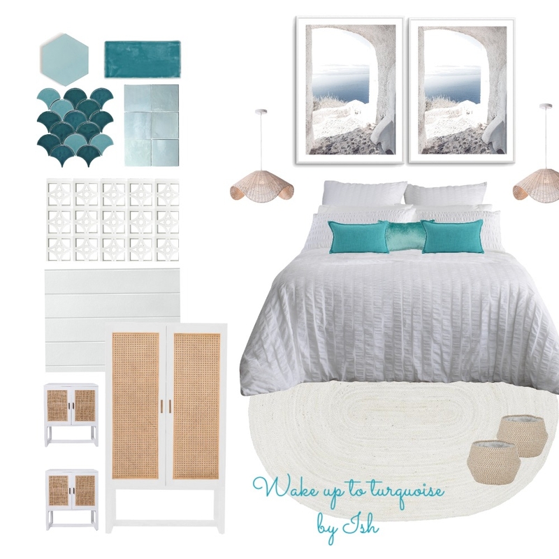 Wake up to Turquoise Mood Board by Ish on Style Sourcebook