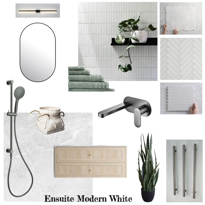 Ensuite Modern White Mood Board by SuniDesign on Style Sourcebook