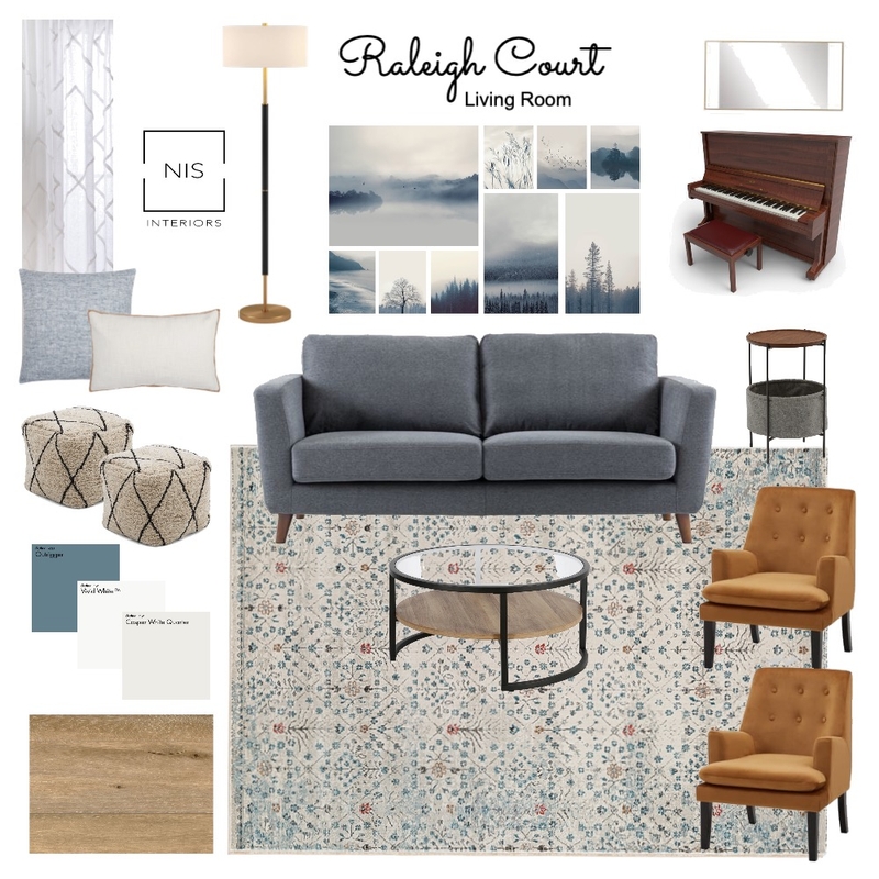 Raleigh Court - Living Room F Mood Board by Nis Interiors on Style Sourcebook