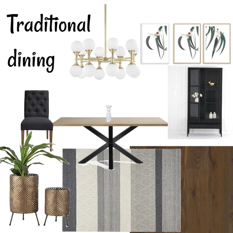 Traditional Dining Mood Board by shashikala on Style Sourcebook