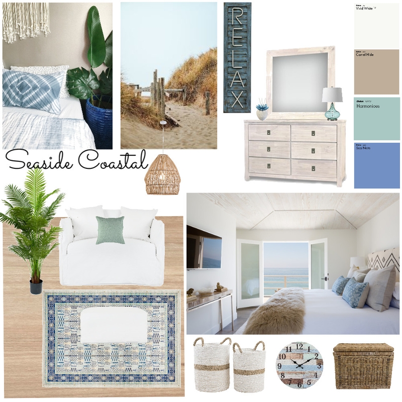 Seaside Coastal Mood Board by Elizabeth Grand on Style Sourcebook