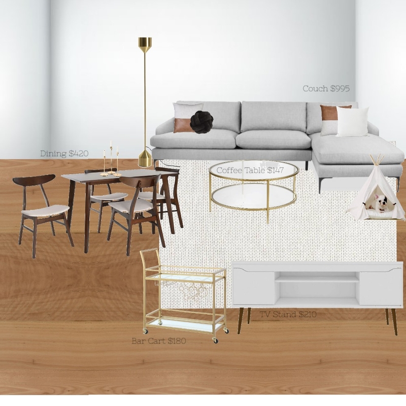 NYC Apt Living Room Mood Board by coffeebreak on Style Sourcebook