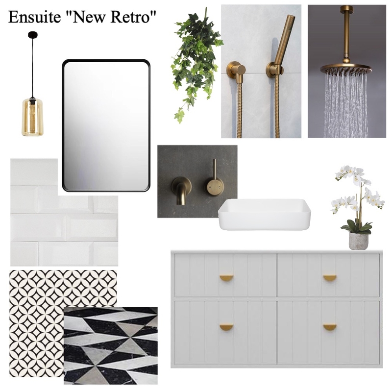 Ensuite Mounsey New Retro Mood Board by SuniDesign on Style Sourcebook