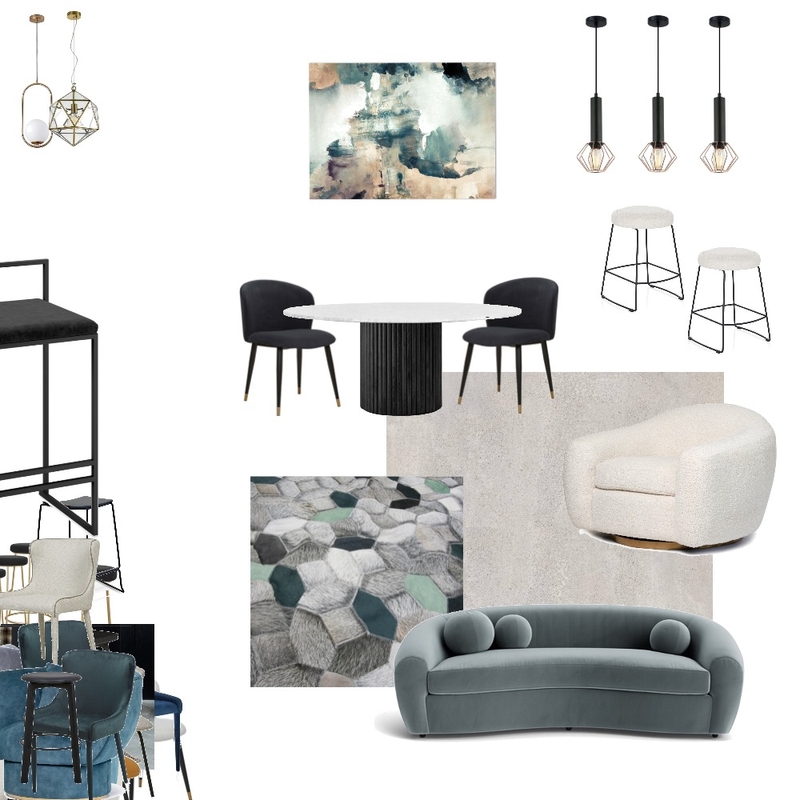 Ramona dining lounge concept 6 Mood Board by Little Design Studio on Style Sourcebook