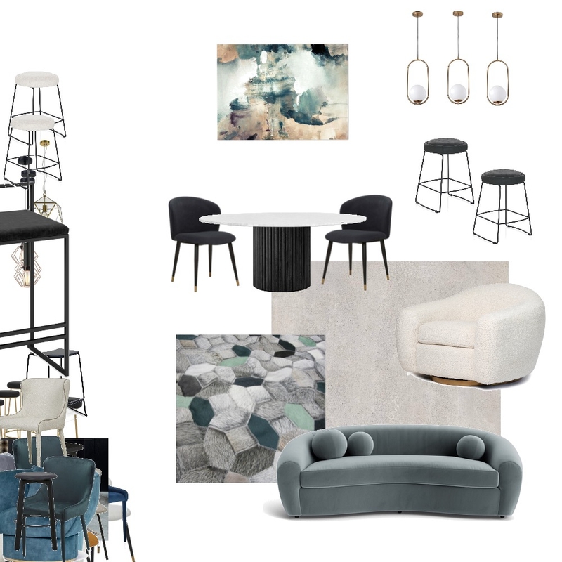 Ramona dining lounge concept 7 Mood Board by Little Design Studio on Style Sourcebook