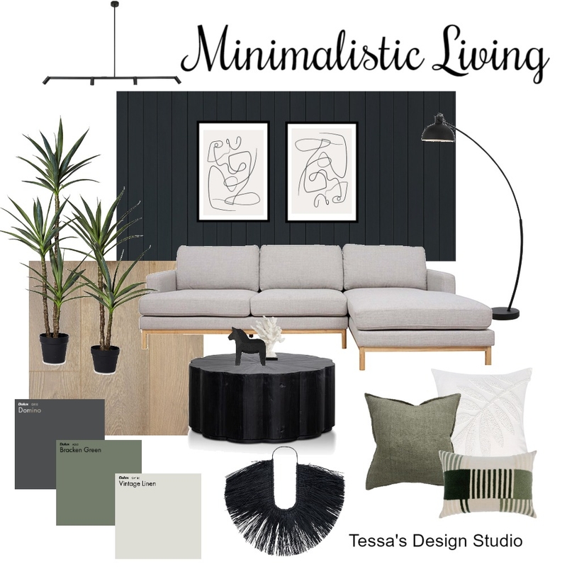 Minimalistic Living Mood Board by TessaTav on Style Sourcebook