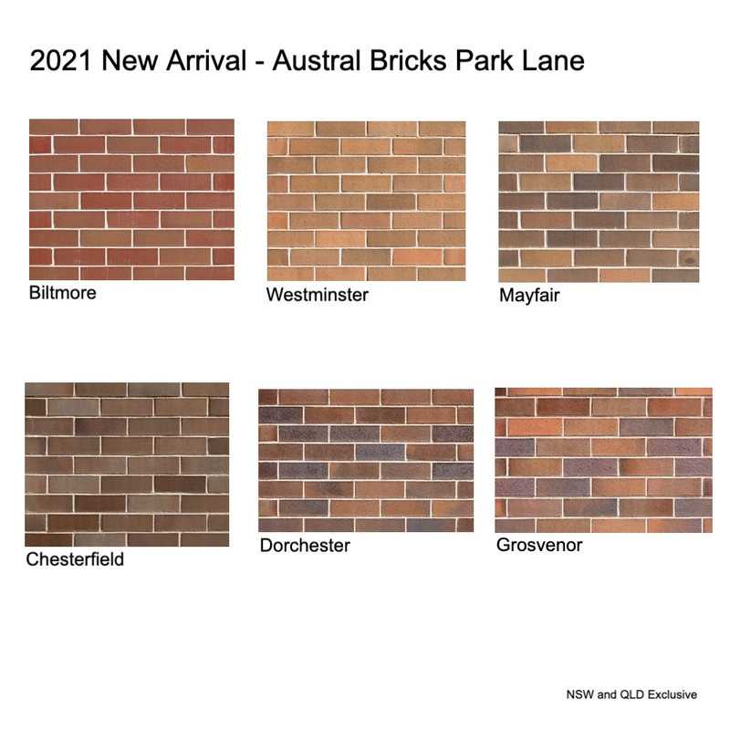 2021 New Arrival - Austral Bricks Park Lane Mood Board by Brickworks Building Products on Style Sourcebook