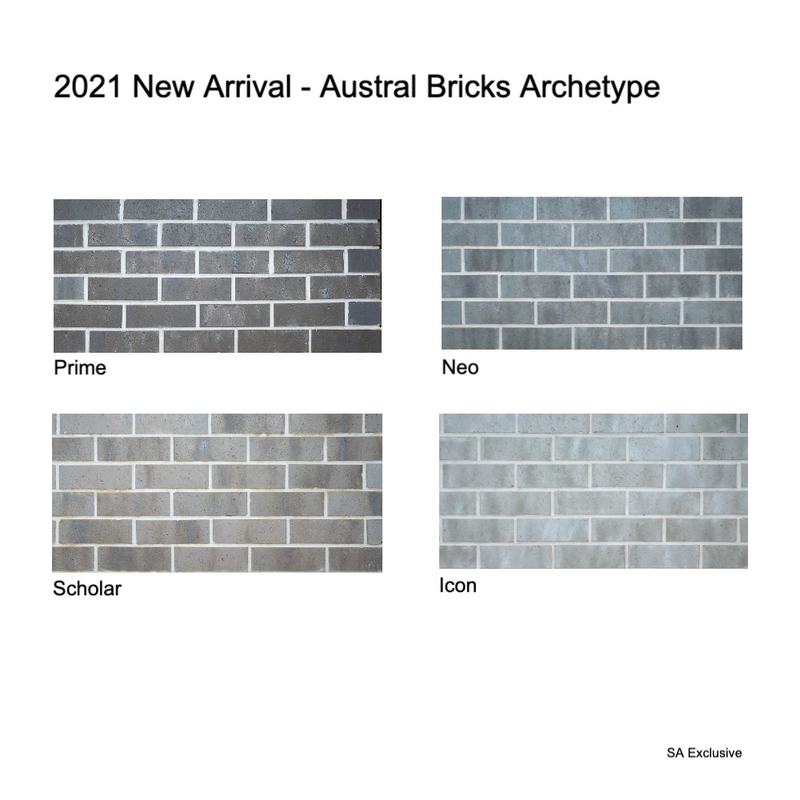 2021 New Arrival - Austral Bricks Archetype Mood Board by Brickworks Building Products on Style Sourcebook