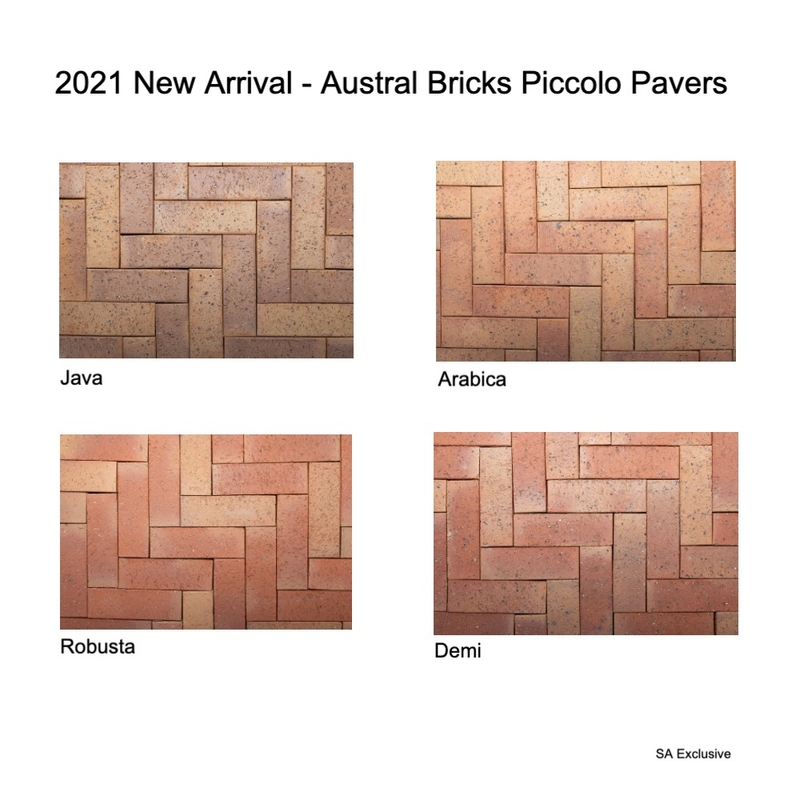 2021 New Arrival - Austral Bricks Piccolo Pavers Mood Board by Brickworks Building Products on Style Sourcebook