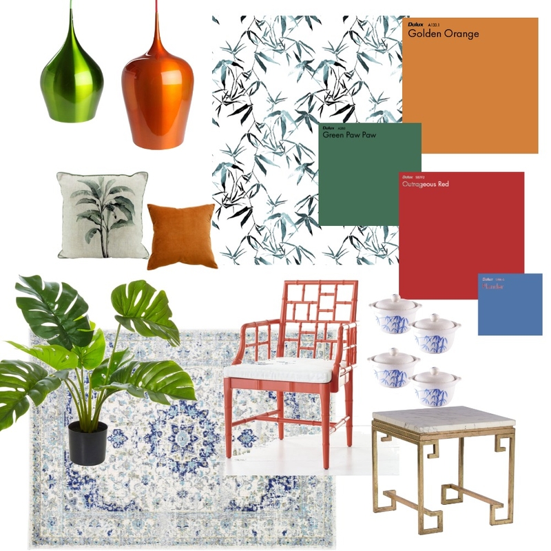 TropicalOrient Mood Board by Cherrysuah on Style Sourcebook