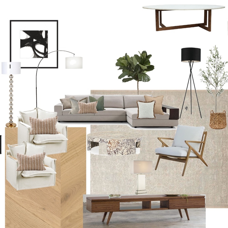 Living Room #4 Mood Board by Georgia Anne on Style Sourcebook