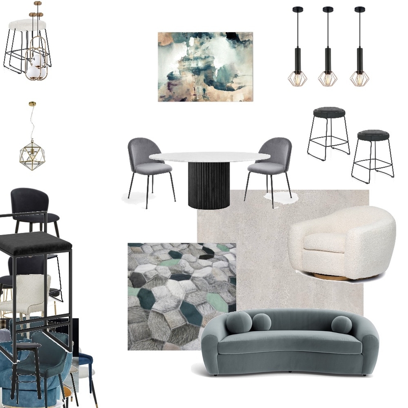 Ramona dining lounge concept 9 Mood Board by Little Design Studio on Style Sourcebook
