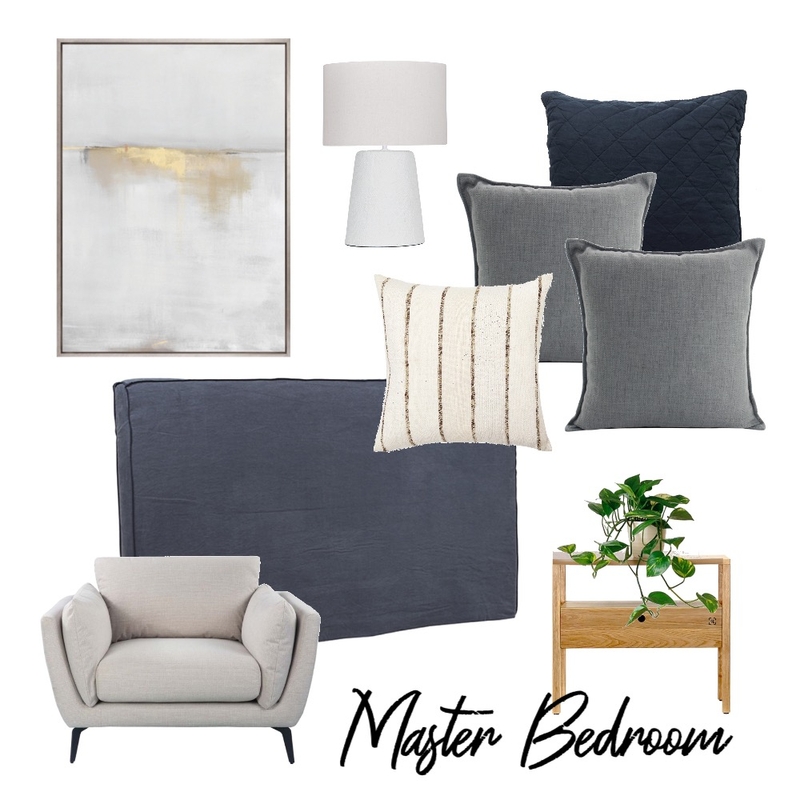 Master Bedroom Mood Board by Boutique Yellow Interior Decoration & Design on Style Sourcebook