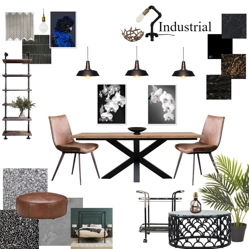 Industrial Mood Board by Lysandra on Style Sourcebook