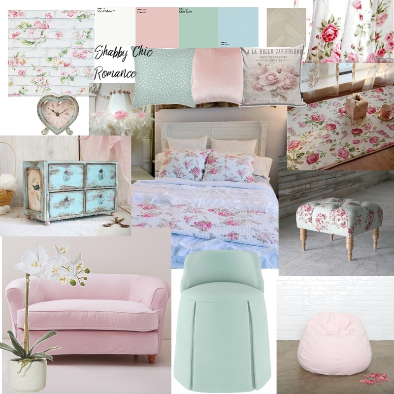 Shabby Chic Romance Mood Board by Ashling on Style Sourcebook