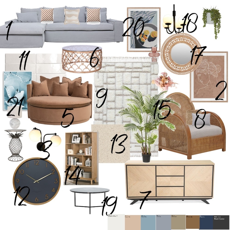 living room Mood Board by Jessica on Style Sourcebook