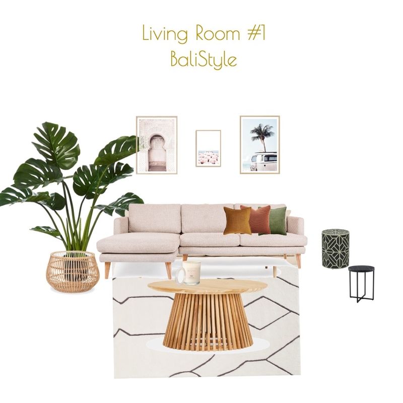 LivingRoom #1 Bali Style Mood Board by Atelier Gulli on Style Sourcebook