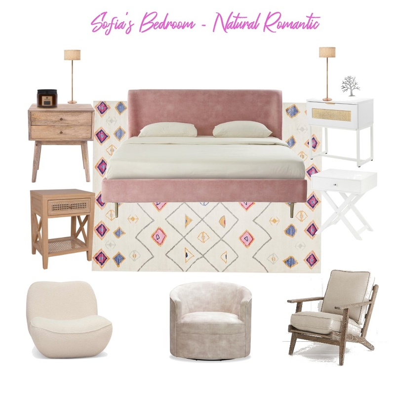 Sofia's Bedroom #1 Mood Board by Atelier Gulli on Style Sourcebook