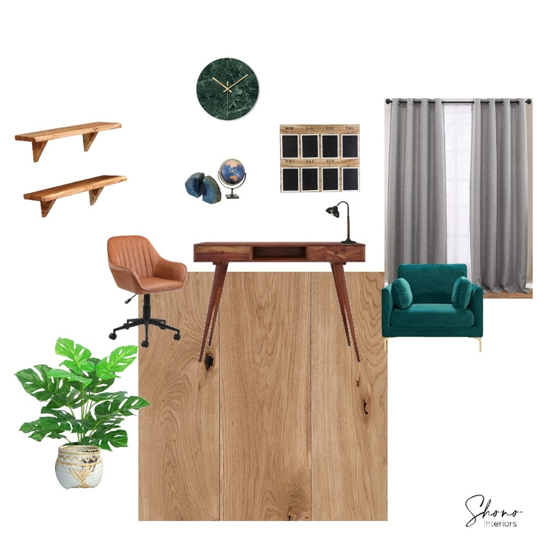 study Mood Board by Shonointeriors on Style Sourcebook