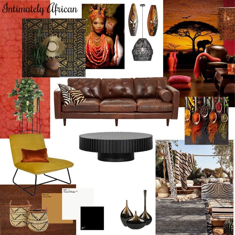 Intimately African Mood Board by Elizabeth Grand on Style Sourcebook