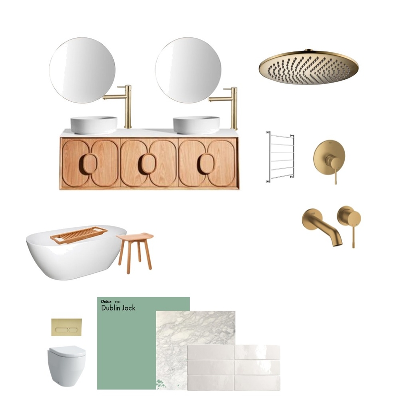 Home bathroom Mood Board by Inspired Design Co on Style Sourcebook