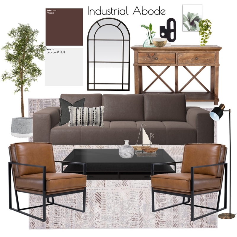 Industrial Abode Mood Board by Kanso Living on Style Sourcebook