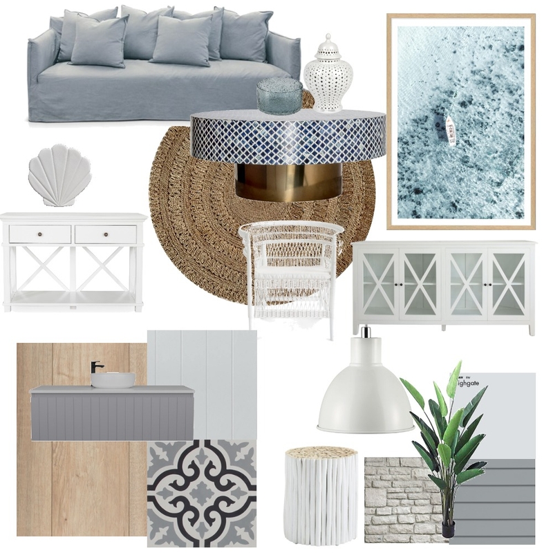 hamptons mood board Mood Board by my.sunnyspot.home on Style Sourcebook