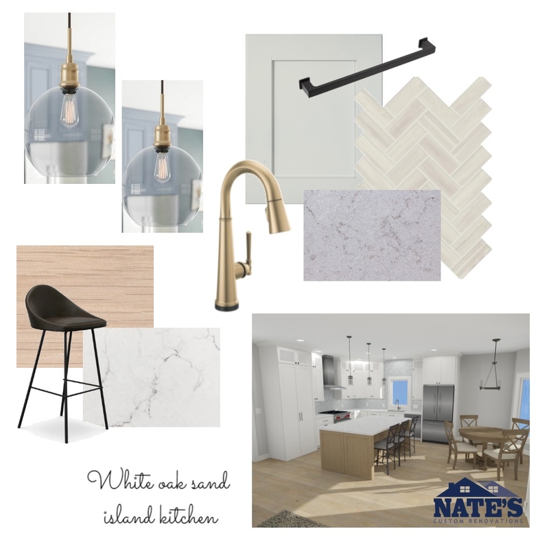 natural white oak kitchen Mood Board by lincolnrenovations on Style Sourcebook